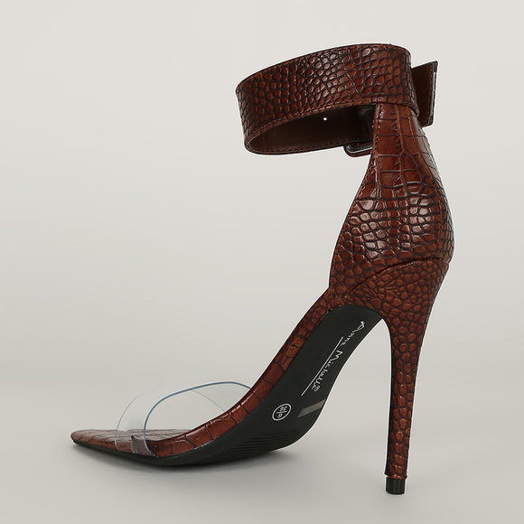 High Power - Brown Crocodile Heels - Picture 3 of 5